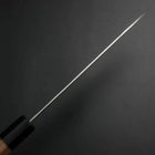 Santoku Silver Steel #3 Nawame Damascus Buffalo Walnut Handle 165mm-[Musashi]-[Japanese-Kitchen-Knives]