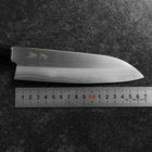 Santoku Silver Steel #3 Polished Buffalo Bubinga Handle 170mm-[Musashi]-[Japanese-Kitchen-Knives]