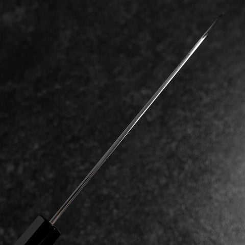 Santoku Silver Steel #3 Polished Buffalo Walnut Handle 170mm (6.7”)-[Musashi]-[Japanese-Kitchen-Knives]