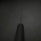 Santoku Stainless Clad Blue Steel #2 Kurouchi Rubber Handle 165mm (6.5”)-[Musashi]-[Japanese-Kitchen-Knives]