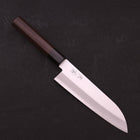 Santoku Stainless Clad Blue Super Polished Rosewood Handle 165mm-[Musashi]-[Japanese-Kitchen-Knives]