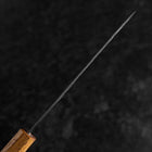 Santoku Sweden Stainless Steel Mirror Nashiji Washi Damascus Yaki Urushi Handle 165mm (6.5”)-[Musashi]-[Japanese-Kitchen-Knives]