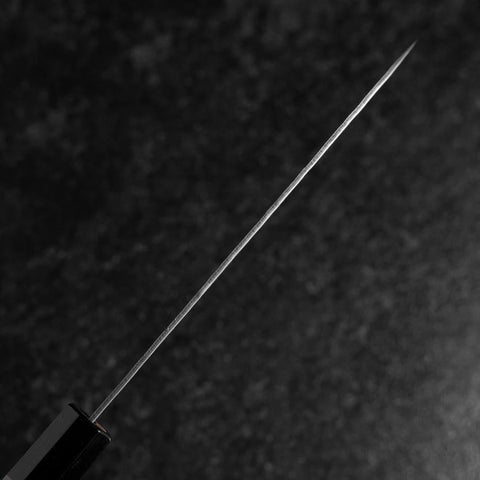 Santoku Sweden Stainless Steel Nashiji Washi Damascus Black Walnut Handle 165mm (6.5”)-[Musashi]-[Japanese-Kitchen-Knives]