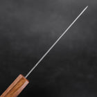 Santoku Sweden Stainless Steel Nashiji Washi Oak Handle 165mm-[Musashi]-[Japanese-Kitchen-Knives]