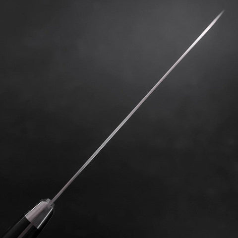 Santoku Sweden Stainless Steel Polished Western Black Handle 180mm-[Musashi]-[Japanese-Kitchen-Knives]