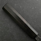 Santoku V-Toku 2 Kurouchi Damascus Buffalo Ebony Handle 165mm-[Musashi]-[Japanese-Kitchen-Knives]