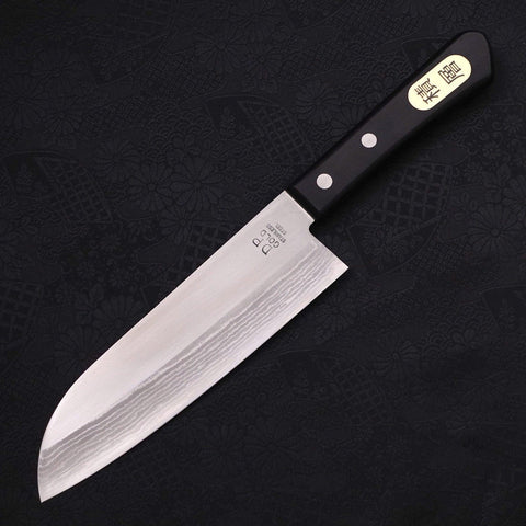 Santoku VG-1 Damascus Western Handle 170mm-[Musashi]-[Japanese-Kitchen-Knives]