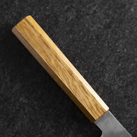 Santoku VG-1 Kasumi Oak Handle 180mm-[Musashi]-[Japanese-Kitchen-Knives]