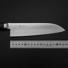 Santoku VG-1 Polished Black Western Handle 180mm-[Musashi]-[Japanese-Kitchen-Knives]
