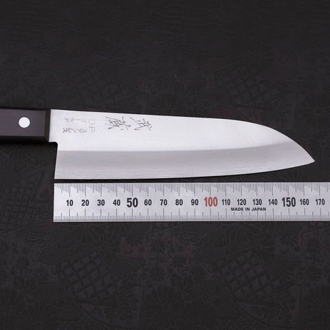 Santoku VG-1 Polished Western Black Handle 165mm (6.5”)-[Musashi]-[Japanese-Kitchen-Knives]
