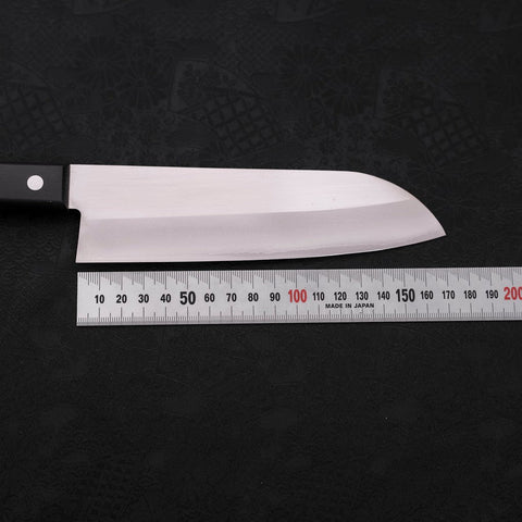 Santoku VG-1 Polished Western Black Handle 165mm Limited (6.5”)-[Musashi]-[Japanese-Kitchen-Knives]