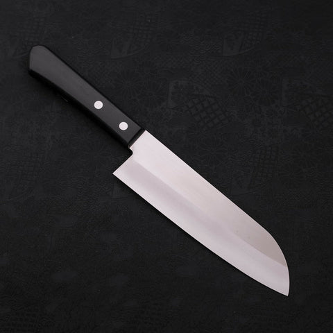 Santoku VG-1 Polished Western Black Handle 165mm Limited (6.5”)-[Musashi]-[Japanese-Kitchen-Knives]