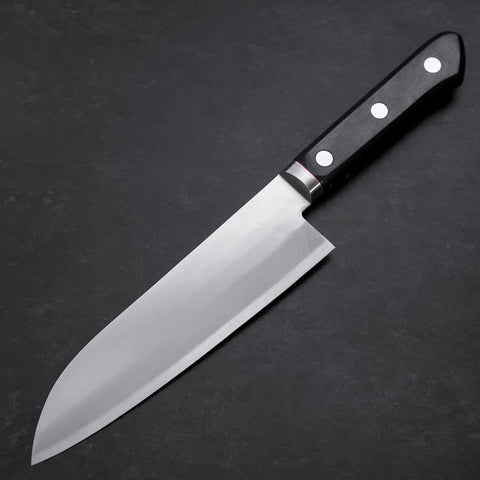 Santoku VG-1 Polished Western Copper Inlay Handle 165mm-[Musashi]-[Japanese-Kitchen-Knives]