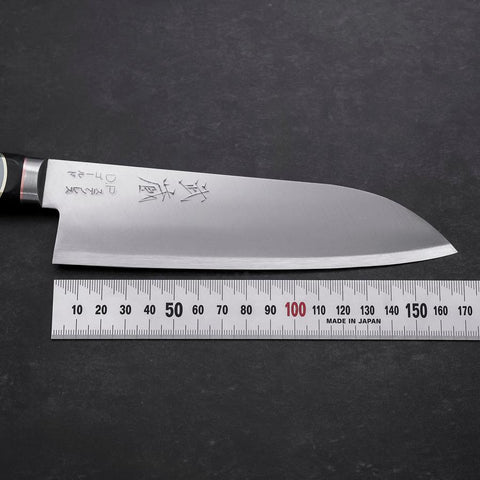 Santoku VG-1 Polished Western Copper Inlay Handle 165mm-[Musashi]-[Japanese-Kitchen-Knives]