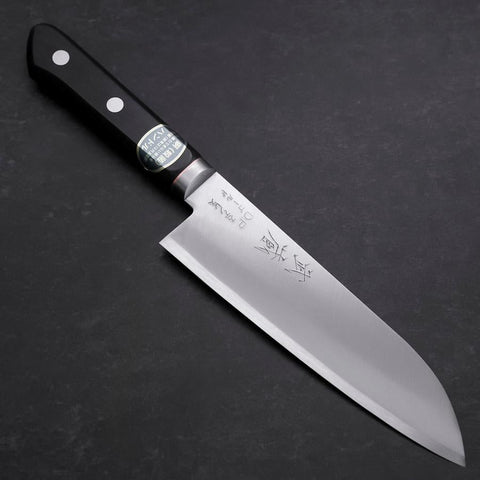 Santoku VG-1 Polished Western Copper Inlay Handle 165mm-[Musashi]-[Japanese-Kitchen-Knives]