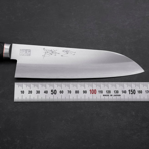 Santoku VG-1 Polished Western Copper Inlay Handle 170mm-[Musashi]-[Japanese-Kitchen-Knives]