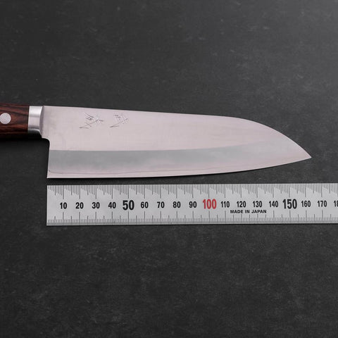 Santoku VG-1 Polished Western Mahogany Handle 165mm-[Musashi]-[Japanese-Kitchen-Knives]