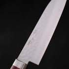 Santoku VG-1 Tsuchime Damascus Western Red Handle 130mm-[Musashi]-[Japanese-Kitchen-Knives]
