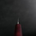 Santoku VG-1 Tsuchime Western Red Mahogany Handle 130mm (Tsuba Nashi) (5.1”)-[Musashi]-[Japanese-Kitchen-Knives]