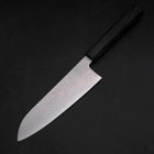 Santoku VG-10 Damascus Ashwood Handle 165mm-[Musashi]-[Japanese-Kitchen-Knives]