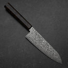 Santoku VG-10 Damascus Brown Birch Handle 165mm-[Musashi]-[Japanese-Kitchen-Knives]