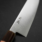 Santoku VG-10 Damascus Buffalo Light Pink Maple Handle 180mm-[Musashi]-[Japanese-Kitchen-Knives]