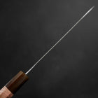 Santoku VG-10 Damascus Buffalo Light Pink Maple Handle 180mm-[Musashi]-[Japanese-Kitchen-Knives]
