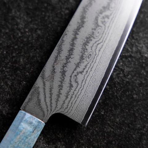 Santoku VG-10 Damascus Coral Shore Handle 165mm-[Musashi]-[Japanese-Kitchen-Knives]