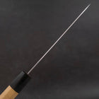 Santoku VG-10 Damascus Double Buffalo Capped Magnolia Handle 180mm-[Musashi]-[Japanese-Kitchen-Knives]