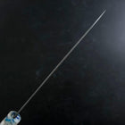 Santoku VG-10 Damascus Ocean Blue-White Mix Handle 165mm-[Musashi]-[Japanese-Kitchen-Knives]