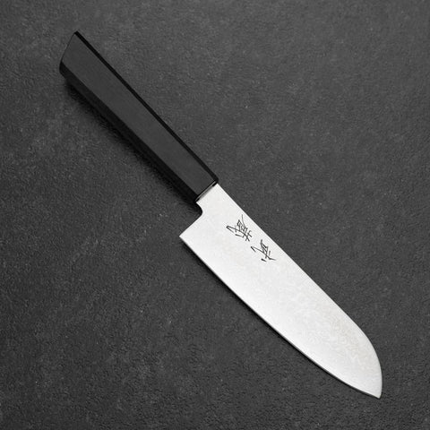 Santoku VG-10 Damascus Pakka Handle 130mm-[Musashi]-[Japanese-Kitchen-Knives]