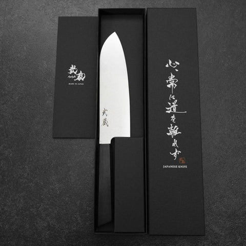 Santoku VG-10 Damascus Pakka Handle 170mm (6.7”)-[Musashi]-[Japanese-Kitchen-Knives]