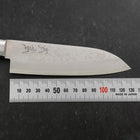 Santoku VG-10 Damascus Western Black Handle 135mm-[Musashi]-[Japanese-Kitchen-Knives]