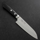 Santoku VG-10 Damascus Western Black Handle 135mm-[Musashi]-[Japanese-Kitchen-Knives]