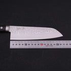 Santoku VG-10 Damascus Western Black Handle 170mm (6.7”)-[Musashi]-[Japanese-Kitchen-Knives]
