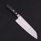 Santoku VG-10 Damascus Western Black Handle 170mm (6.7”)-[Musashi]-[Japanese-Kitchen-Knives]