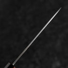 Santoku VG-10 Damascus Yamanaka Black Urushi Handle 130mm (5.1”)-[Musashi]-[Japanese-Kitchen-Knives]