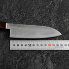 Santoku VG-10 Damascus Yamanaka Black Urushi Handle 130mm-[Musashi]-[Japanese-Kitchen-Knives]