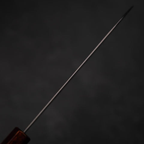 Santoku VG-10 Damascus Yamanaka Black Urushi Handle 165mm (6.5”)-[Musashi]-[Japanese-Kitchen-Knives]