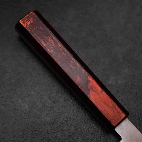 Santoku VG-10 Damasco Yamanaka Manico Urushi Nero 165mm