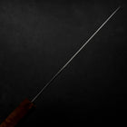 Santoku VG-10 Damascus Yellow-Brown Birch Handle 180mm-[Musashi]-[Japanese-Kitchen-Knives]