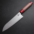 Santoku VG-10 Polished Red Walnut Handle 180mm-[Musashi]-[Japanese-Kitchen-Knives]