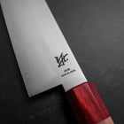 Santoku VG-10 Polished Red Walnut Handle 180mm-[Musashi]-[Japanese-Kitchen-Knives]