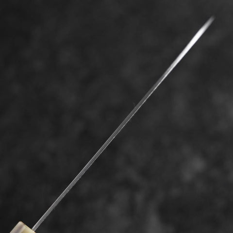 Santoku VG-10 Polished Sakura Buffalo Light Pink Maple Handle 175mm (6.8”)-[Musashi]-[Japanese-Kitchen-Knives]