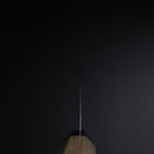 Santoku VG-10 Tsuchime Damascus Buffalo Magnolia Handle 165mm-[Musashi]-[Japanese-Kitchen-Knives]