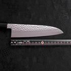 Santoku VG-10 Tsuchime Damascus Walnut Handle 165mm-[Musashi]-[Japanese-Kitchen-Knives]