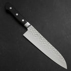 Santoku VG-10 Tsuchime Damascus Western Black Handle 180mm-[Musashi]-[Japanese-Kitchen-Knives]
