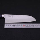 Santoku VG-10 Tsuchime Damascus Western Dark Blue Handle 170mm-[Musashi]-[Japanese-Kitchen-Knives]