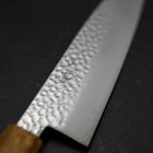 Santoku VG-10 Tsuchime Damascus Yaki-Urushi Handle 170mm-[Musashi]-[Japanese-Kitchen-Knives]