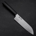 Santoku VG-10 Tsuchime Ebony Handle 165mm (6.5”)-[Musashi]-[Japanese-Kitchen-Knives]
